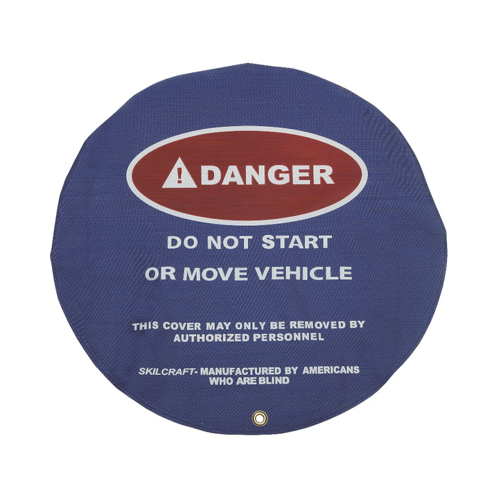 Image of SKILCRAFT® Lockout Tagout Steering Wheel Cover, 16"