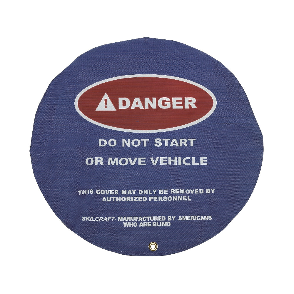 Image of SKILCRAFT® Lockout Tagout Steering Wheel Cover, 24"
