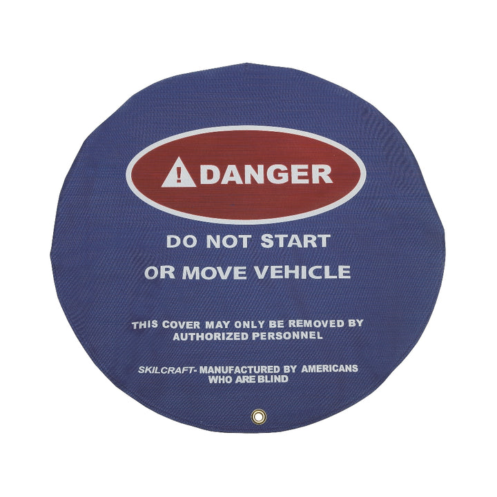 Image of SKILCRAFT® Lockout Tagout Steering Wheel Cover, 24"