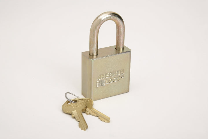 Image of SKILCRAFT® Solid Body Steel Padlocks, 1.75" Wide, Keyed Alike, 10/Set