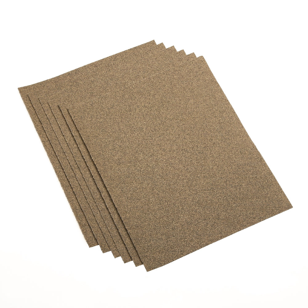 Image of SKILCRAFT® Sandpaper, Aluminum Oxide, 9" x 11" Sheet, 60D Grit