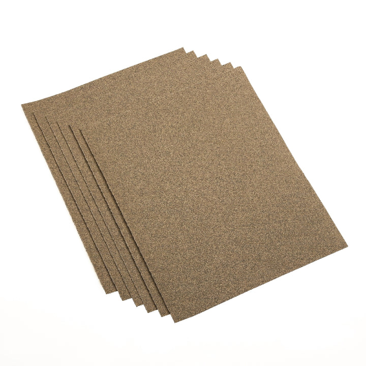 Image of SKILCRAFT® Sandpaper, Aluminum Oxide, 9" x 11" Sheet, 60D Grit