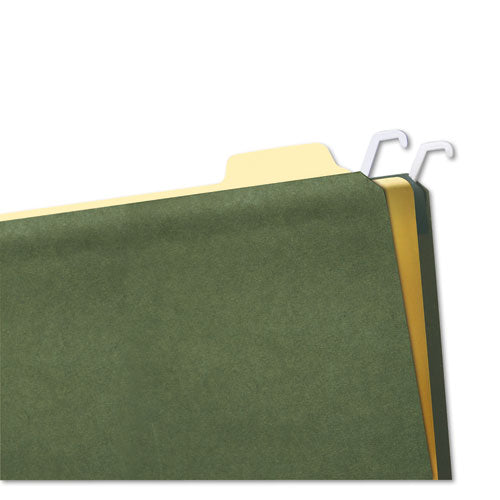 Image of find It FT07043 Hanging File Folders with Innovative Top Rail, Legal Size, 1/4-Cut Tabs, Standard Green, 20/Pack