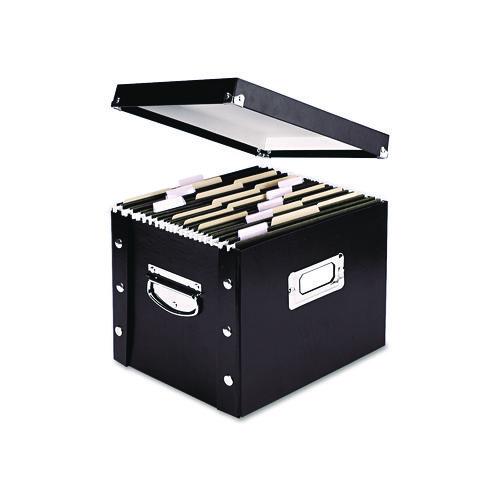 Image of Snap-N-StoreÂ® File Box, Letter Files, 11.75" X 9.75" X 9.5", Black