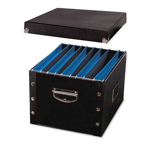 Image of Snap-N-Store® SNS01536 File Box, Letter/legal Files, 16.25" X 9.75" X 13.25", Black