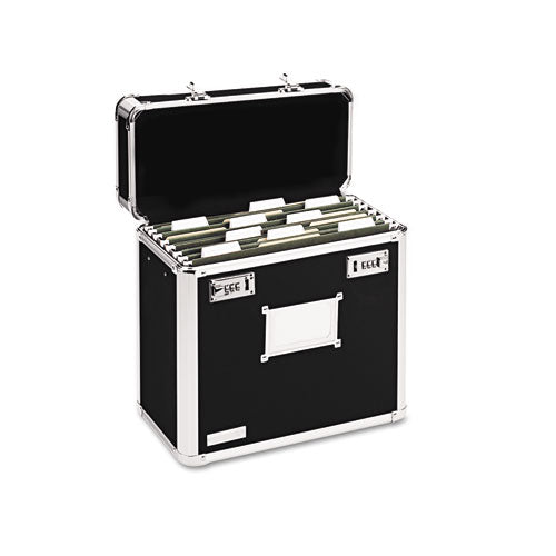 Image of Vaultz® VZ01187 Locking File Chest, Letter Files, 13.75" X 7.25" X 12.25", Black