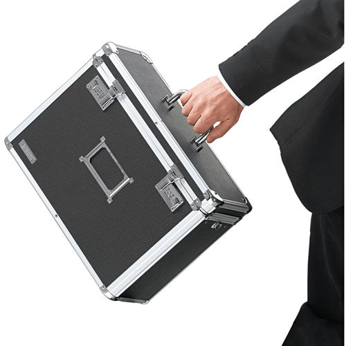 Image of Vaultz® VZ01187 Locking File Chest, Letter Files, 13.75" X 7.25" X 12.25", Black