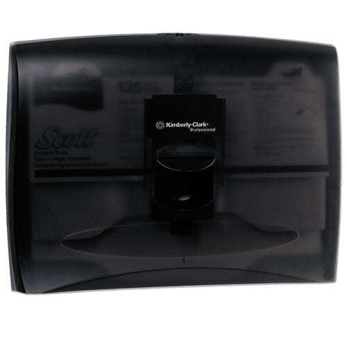 Image of Scott® 09506 Personal Seat Cover Dispenser, 17.5 X 2.25 X 13.25, Black