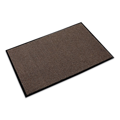 Image of Crown GS 0310CH Rely-On Olefin Indoor Wiper Mat, Rectangular, Charcoal Gray Cut Pile Surface, 36" x 10 ft