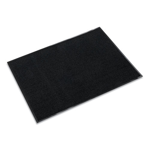 Image of Crown JS 0035BK Jasper Indoor/Outdoor Scraper Mat, Black Cut Pile Nylon Surface, 36" x 60"