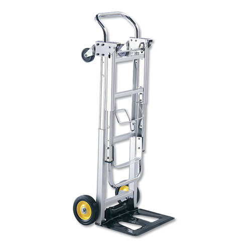 Image of Safco® 4050 HideAway Convertible Truck, 250 lb to 400 lb Capacity, 15.5 x 43 x 36, Aluminum
