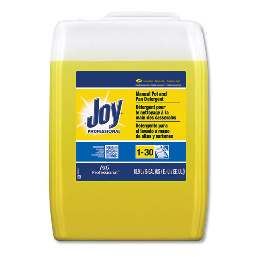 Image of Joy® 70683 Dishwashing Liquid, Lemon Scent, 5 gal Cube