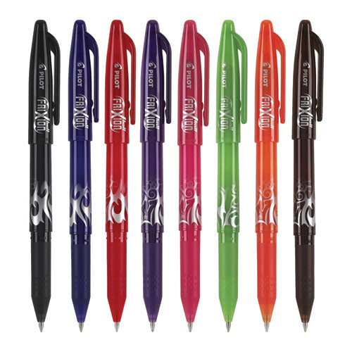Image of Pilot® 31569 Frixion Ball Erasable Gel Pen, Stick, Fine 0.7 Mm, Assorted Ink And Barrel Colors, 8/pack