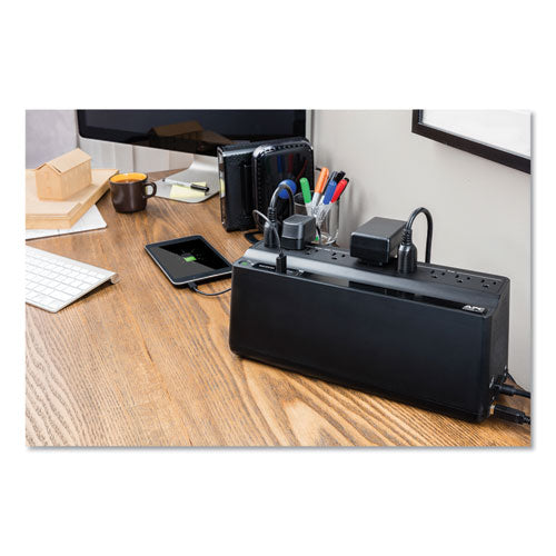 Image of APCÂ® Smart-UPS 850 VA Battery Backup System, 9 Outlets, 120 VA, 354 J