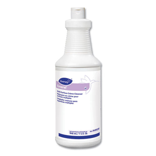 Image of Diversey 94995295 Emerel Multi-Surface Creme Cleanser, Fresh Scent, 32 Oz Bottle, 12/carton