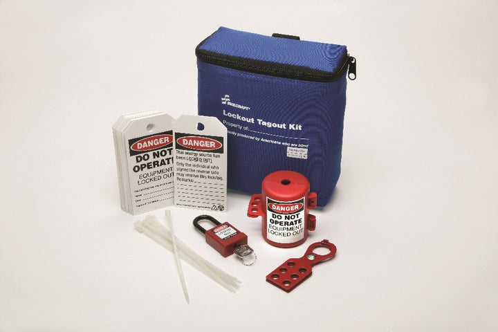 Image of SKILCRAFT® Lockout Tagout Kit with Small Plug Lockout