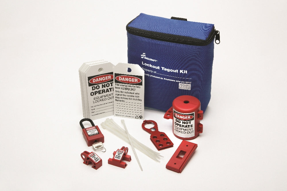 Image of SKILCRAFT® Lockout Tagout Electrical Kit with Breaker Lockouts