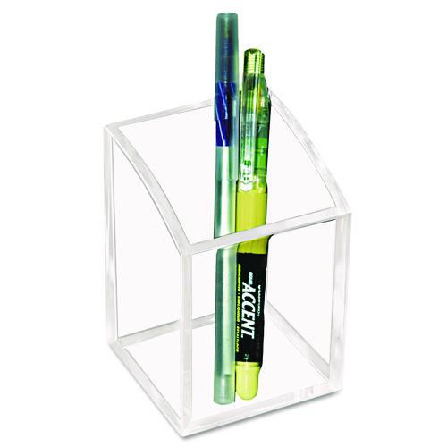 Image of Kantek AD-20 Acrylic Pencil Cup, 2.8 x 2.8 x 4, Clear