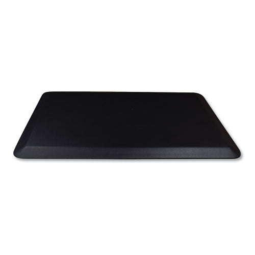 Image of deflecto® AFP2436 Anti-Fatigue Mat, Rectangular, Black Smooth Surface, 36" x 24"