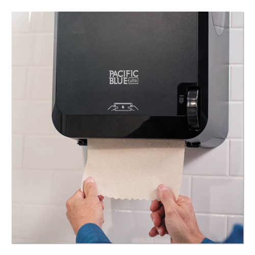 Image of Georgia Pacific® Professional 59589 Pacific Blue Ultra Paper Towel Dispenser, Mechanical, 12.9 X 9 X 16.8, Black