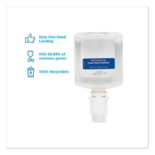 Image of Georgia Pacific® Professional 42336 GP enMotion High-Frequency-Use Foam Sanitizer Dispenser Refill, 1,000 mL, Fragrance-Free, 2/Carton
