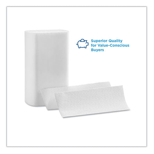 Image of Georgia Pacific® Professional 21000 Pacific Blue Select Multi-Fold 2-Ply Paper Towel, 9.2 x 9.4, White, 125/Pack, 16 Packs/Carton