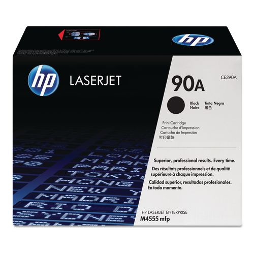 Image of HP CE390A HP 90a, (ce390a) Black Original Laserjet Toner Cartridge