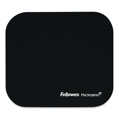 Image of Fellowes® 5933901 Mouse Pad with Microban Protection, 9 x 8, Black