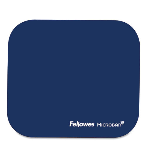 Image of Fellowes® 5933801 Mouse Pad with Microban Protection, 9 x 8, Navy