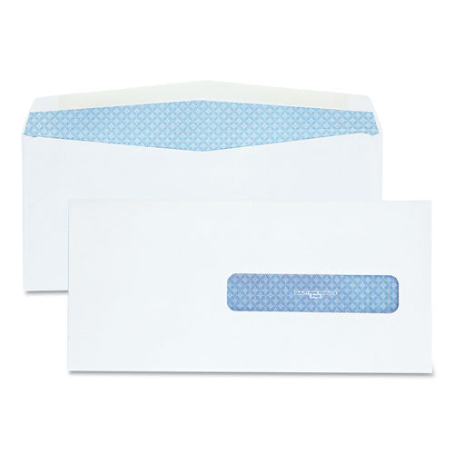 Image of Quality Park QUA21432-A Security Tinted Insurance Claim Form Envelope, Address Window, Commercial Flap, Gummed Closure, 4.5 x 9.5, White, 500/Box
