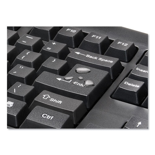 Image of Kensington® K75231US Keyboard For Life Wireless Desktop Set, 2.4 Ghz Frequency/30 Ft Wireless Range, Black