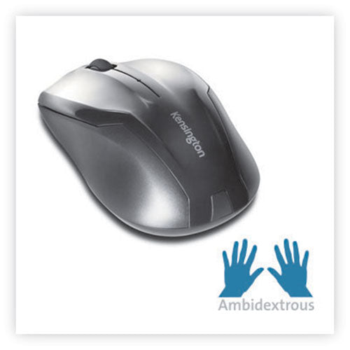 Image of Kensington® K75231US Keyboard For Life Wireless Desktop Set, 2.4 Ghz Frequency/30 Ft Wireless Range, Black