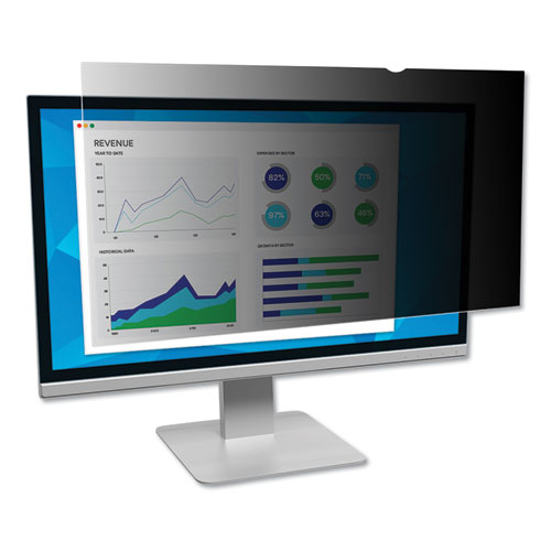 Image of 3M Frameless Blackout Privacy Filter for 34" Widescreen Flat Panel Monitor, 21:9 Aspect Ratio