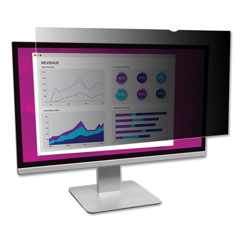 Image of 3M HC270W9B High Clarity Privacy Filter for 27" Widescreen Flat Panel Monitor, 16:9 Aspect Ratio