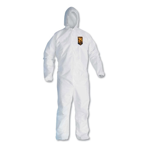 Image of KleenGuard 49116 A20 Breathable Particle Protection Coveralls, Zip Closure, 3x-Large, White