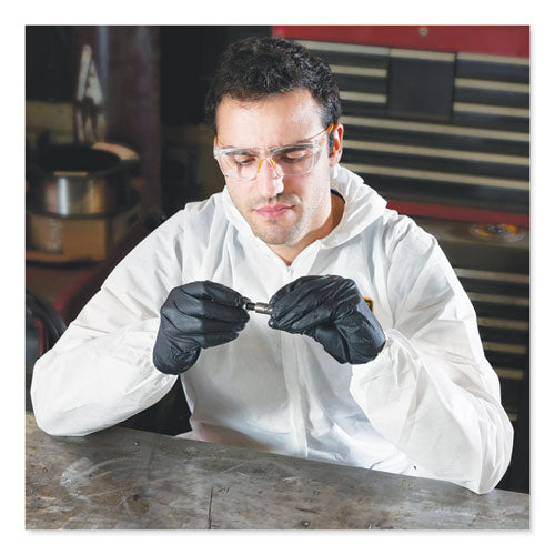 Image of KleenGuard 49113 A20 Breathable Particle Protection Coveralls, Zipper Front, Large, White