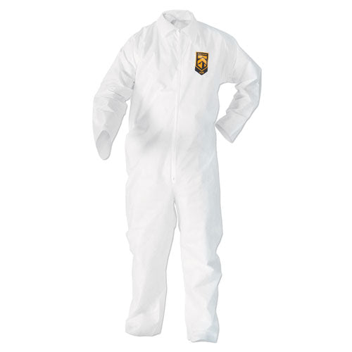 Image of KleenGuard 49105 A20 Breathable Particle Protection Coverall, Zip Closure, 2X-Large, White