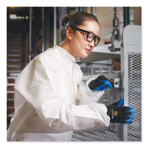 Image of KleenGuard KCC 44313 A40 Elastic-Cuff and Ankles Coveralls, White, Large, 25/Carton