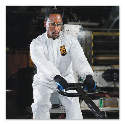 Image of KleenGuard KCC 44315 A40 Elastic-Cuff and Ankles Coveralls, White, 2X-Large, 25/Carton