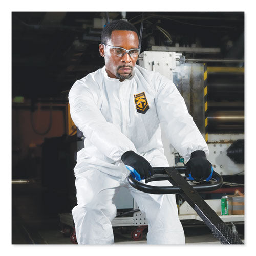 Image of KleenGuard KCC 49102 A20 Elastic Back Wrist/Ankle Coveralls, X-Large, White, 24/Carton