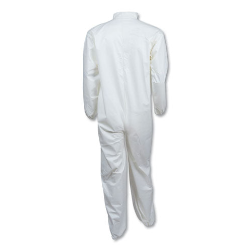 Image of KleenGuard KCC 44316 A40 Elastic-Cuff And Ankles Coveralls, 3x-Large, White, 25/carton