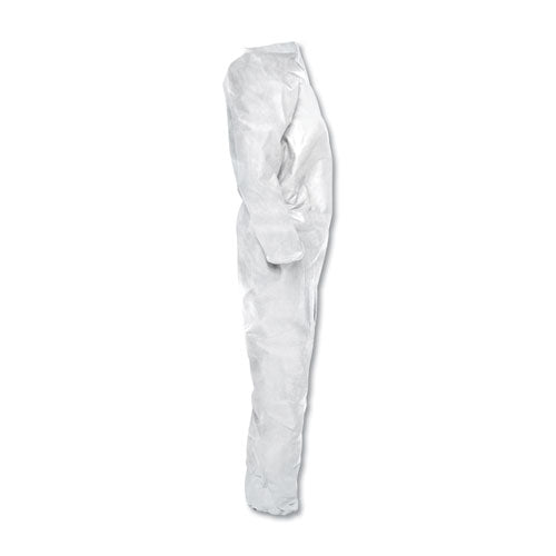Image of KleenGuard 49104 A20 Breathable Particle Protection Coveralls, Zip Closure, X-Large, White