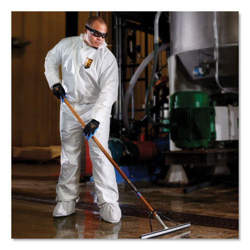 Image of KleenGuard KCC 44336 A40 Elastic-Cuff, Ankle, Hood and Boot Coveralls, 3X-Large, White, 25/Carton