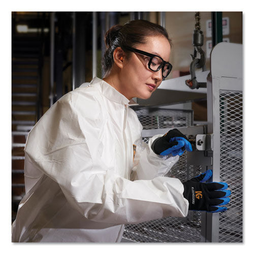 Image of KleenGuard KCC 44317 A40 Elastic-Cuff And Ankles Coveralls, 4x-Large, White, 25/carton