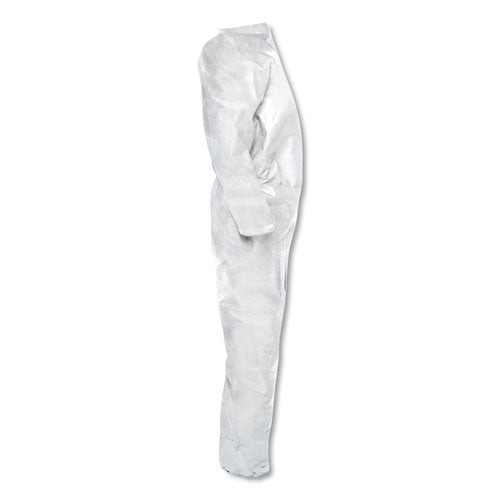 Image of KleenGuard KCC 49102 A20 Elastic Back Wrist/Ankle Coveralls, X-Large, White, 24/Carton