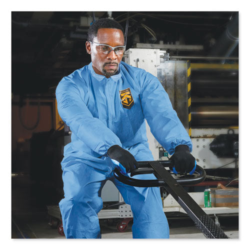 Image of KleenGuard KCC 58504 A20 Coveralls, MICROFORCE Barrier SMS Fabric, X-Large, Blue, 24/Carton