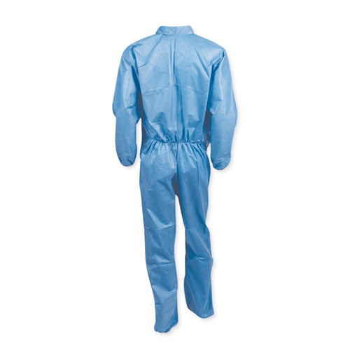 Image of KleenGuard KCC 58505 A20 Coveralls, MICROFORCE Barrier SMS Fabric, 2X-Large, Blue, 24/Carton