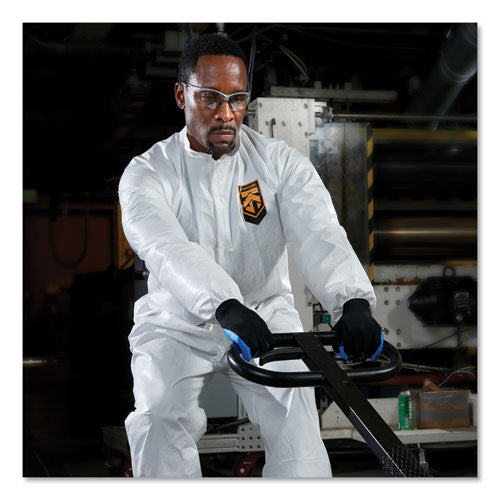 Image of KleenGuard KCC 44317 A40 Elastic-Cuff And Ankles Coveralls, 4x-Large, White, 25/carton