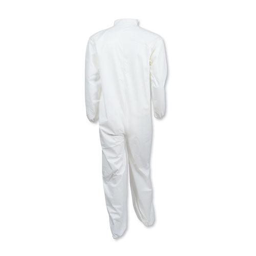 Image of KleenGuard 44314 A40 Coveralls, Elastic Wrists/ankles, X-Large, White
