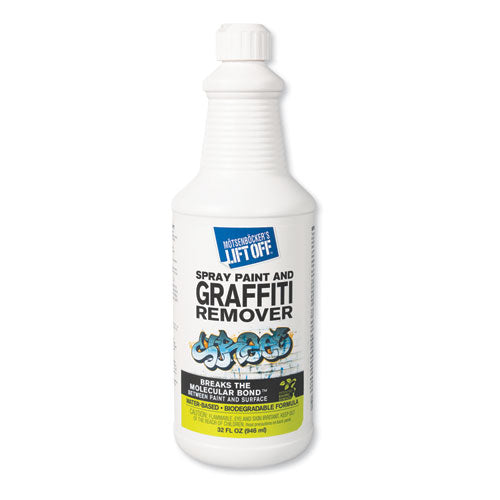 Image of Motsenbocker's Lift-Off® MTS 41103 4 Spray Paint Graffiti Remover, 32oz, Bottle, 6/carton
